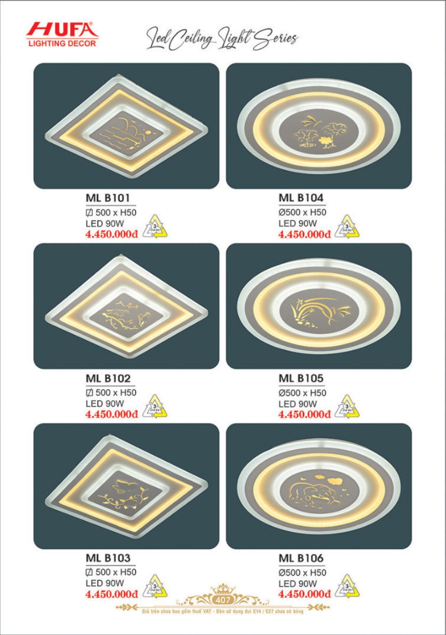 Bảng giá đèn trang trí HUFA